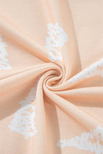 Load image into Gallery viewer, Apricot Christmas Tree Print Loose Fit Two Piece Pajama Set - Fashion Queen - 10