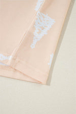 Load image into Gallery viewer, Apricot Christmas Tree Print Loose Fit Two Piece Pajama Set - Fashion Queen - 9