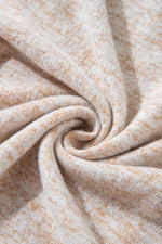 Load image into Gallery viewer, Apricot Drawstring Cowl High Neck Long Sleeve Split Top - Fashion Queen - 9