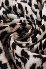 Load image into Gallery viewer, Apricot Leopard Print Tiered Wide Sleeve Maxi Dress - Fashion Queen - 10