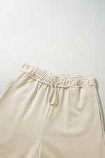 Load image into Gallery viewer, Apricot Loop Drawstring Casual Wide Leg Pants - Fashion Queen - 10