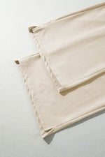 Load image into Gallery viewer, Apricot Loop Drawstring Casual Wide Leg Pants - Fashion Queen - 7