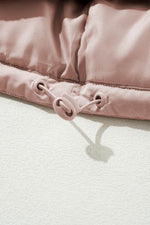 Load image into Gallery viewer, Apricot Pink Full Zipper Quilted Puffer Jacket - Fashion Queen - 11
