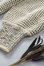 Load image into Gallery viewer, Apricot Plaid Knitted Long Open Front Cardigan - Fashion Queen - 19