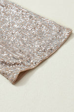 Load image into Gallery viewer, Apricot Sequin 3/4 Sleeve Open Front Duster Kimono - Fashion Queen - 13