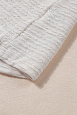 Load image into Gallery viewer, Apricot Solid Textured Drawstring Henley Hoodie - Fashion Queen - 11