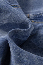 Load image into Gallery viewer, Ashleigh Blue Mineral Wash High Waist Bell Bottom Crop Jeans - Fashion Queen - 8