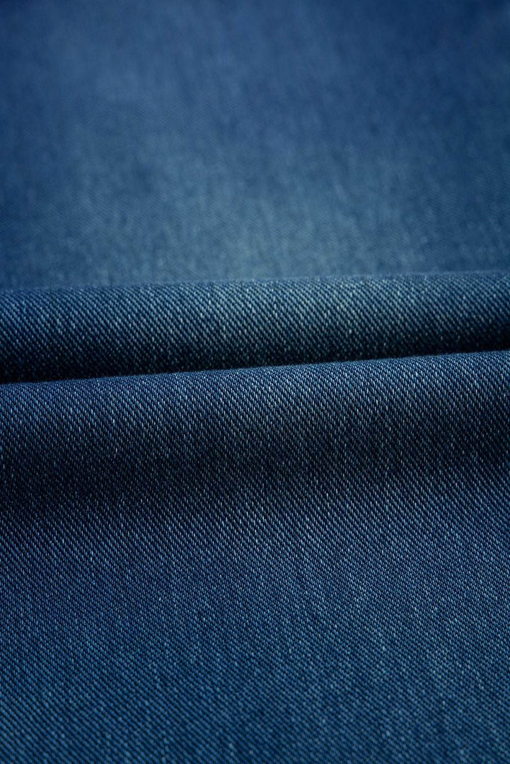 Ashleigh Blue Multiple Pockets Straight Leg Washed Stretchy Knit Casual Jeans - Fashion Queen -  13