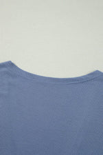 Load image into Gallery viewer, Ashleigh Blue Solid Color Rib Knit Open Front Tunic Cardigan - Fashion Queen - 9