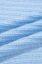 Load image into Gallery viewer, Beau Blue Horizontal Ribbing Patchwork Swing Sweater Tank - Fashion Queen - 12