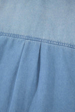 Load image into Gallery viewer, Beau Blue Risen Medium Washed Denim Shirt Dress - Fashion Queen - 13