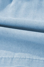 Load image into Gallery viewer, Beau Blue Spaghetti Strap Smocked Denim Romper - Fashion Queen - 17