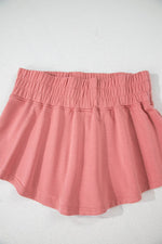 Load image into Gallery viewer, Beige 2pcs Cropped Tee and Ruffle High Waist Skort Set - Fashion Queen -  13