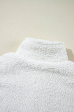 Load image into Gallery viewer, Beige Faux Fur Button Pocketed Lapel Collar Jacket - Fashion Queen - 10