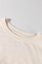 Load image into Gallery viewer, Beige Plaid Patchwork High Waist Sweatshirt Mini Dress - Fashion Queen - 15