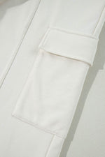 Load image into Gallery viewer, Beige Plain Cargo Pockets High Waist Casual Sweatpants - Fashion Queen - 10