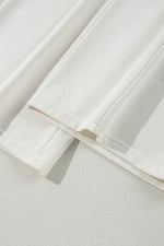 Load image into Gallery viewer, Beige Plain Cargo Pockets High Waist Casual Sweatpants - Fashion Queen - 11