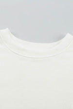 Load image into Gallery viewer, Beige Plain Crew Neck Pullover Sweatshirt - Fashion Queen - 21