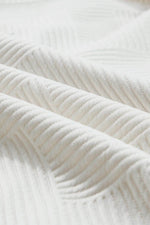 Load image into Gallery viewer, Beige Plus Size Textured Collared Top and Pants Set - Fashion Queen - 16