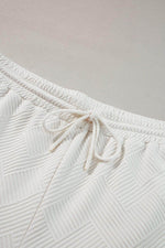 Load image into Gallery viewer, Beige Plus Size Textured Collared Top and Pants Set - Fashion Queen - 19