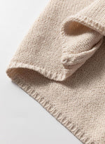 Load image into Gallery viewer, Beige Side Pockets Open Front Long Knitted Cardigan - Fashion Queen - 7