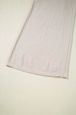 Load image into Gallery viewer, Beige Smocked High Waist Wide Leg Plus Size Pants - Fashion Queen - 14