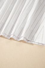 Load image into Gallery viewer, Beige Stripe Spaghetti Strap Pocketed High Waist Maxi Dress - Fashion Queen - 20