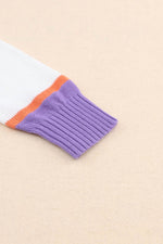 Load image into Gallery viewer, Beige Striped Long Sleeve Ribbed Trim Button Cardigan - Fashion Queen - 15