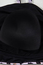 Load image into Gallery viewer, Black 2pcs Leopard Patchwork Plus Size High Waisted Swimsuit - Fashion Queen - 15