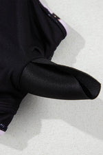 Load image into Gallery viewer, Black 2pcs Leopard Patchwork Plus Size High Waisted Swimsuit - Fashion Queen - 16