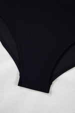 Load image into Gallery viewer, Black 2pcs Leopard Patchwork Plus Size High Waisted Swimsuit - Fashion Queen - 23