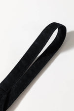 Load image into Gallery viewer, Black Acid Wash Buttoned Cropped Slim Denim Tank Top - Fashion Queen - 11