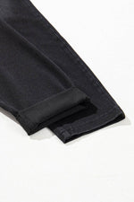 Load image into Gallery viewer, Black Arched Waist Stretchy Slim Fit Jeggings - Fashion Queen - 14