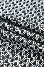 Load image into Gallery viewer, Black Bohemian Print Slit Wide Leg Smocked High Waist Pants - Fashion Queen - 19