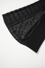Load image into Gallery viewer, Black Boho Lace Patchwork Wide Leg High Waist Pants - Fashion Queen - 11