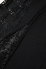 Load image into Gallery viewer, Black Boho Lace Patchwork Wide Leg High Waist Pants - Fashion Queen - 12