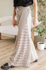 Load image into Gallery viewer, Black Boho Lace Patchwork Wide Leg High Waist Pants - Fashion Queen - 18