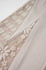 Load image into Gallery viewer, Black Boho Lace Patchwork Wide Leg High Waist Pants - Fashion Queen - 30