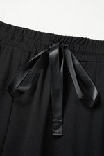 Load image into Gallery viewer, Black Boho Lace Patchwork Wide Leg High Waist Pants - Fashion Queen - 9