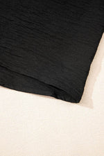 Load image into Gallery viewer, Black Buttoned Vest Drawstring Wide Leg Pants 2pcs Set - Fashion Queen - 14