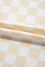 Load image into Gallery viewer, Black Checkered Print Long Sleeve Top and Pants Lounge Set - Fashion Queen - 22