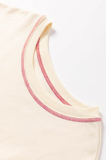 Load image into Gallery viewer, Black Contrast Stitching Split Baggy Sweatshirt - Fashion Queen - 29