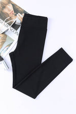 Load image into Gallery viewer, Black Criss Cross Tummy Control High Waist Leggings - Fashion Queen - 12