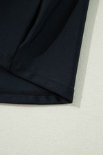 Load image into Gallery viewer, Black Crossover Bikini Tank and Skort Swimwear - Fashion Queen - 23