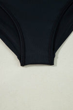 Load image into Gallery viewer, Black Crossover Bikini Tank and Skort Swimwear - Fashion Queen - 29