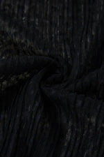 Load image into Gallery viewer, Black Dotty Lace Sheer Mock Neck Long Sleeve Blouse - Fashion Queen - 12