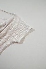 Load image into Gallery viewer, Black Draped Open Back Textured Tee - Fashion Queen - 18