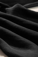 Load image into Gallery viewer, Black Drawstring High Waist Wide Leg Denim Pants - Fashion Queen - 11