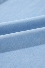 Load image into Gallery viewer, Black Drawstring High Waist Wide Leg Denim Pants - Fashion Queen - 17