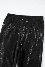 Load image into Gallery viewer, Black Faux Leather Splits High Waist Leggings - Fashion Queen - 9